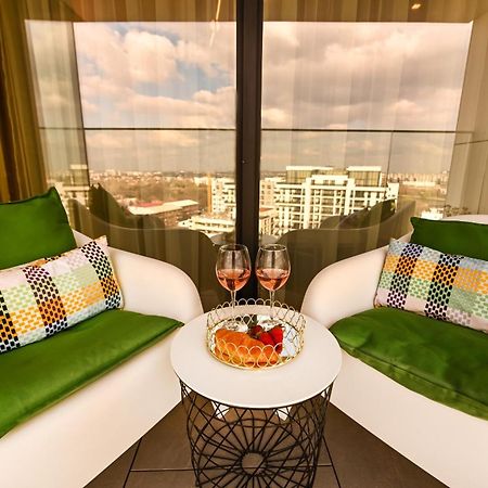 One Verdi Park Exclusive Apartments - Panoramic View & Private Parking 부쿠레슈티 외부 사진