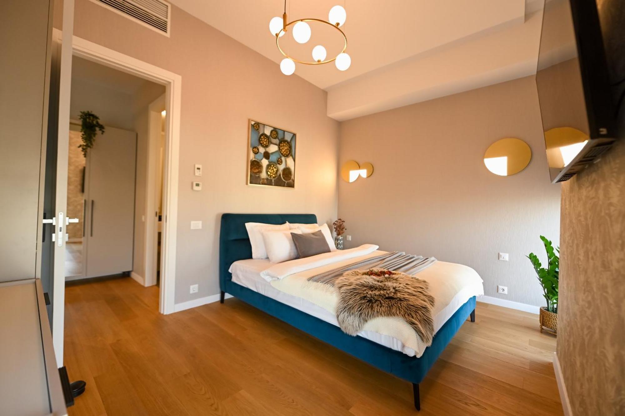 One Verdi Park Exclusive Apartments - Panoramic View & Private Parking 부쿠레슈티 객실 사진