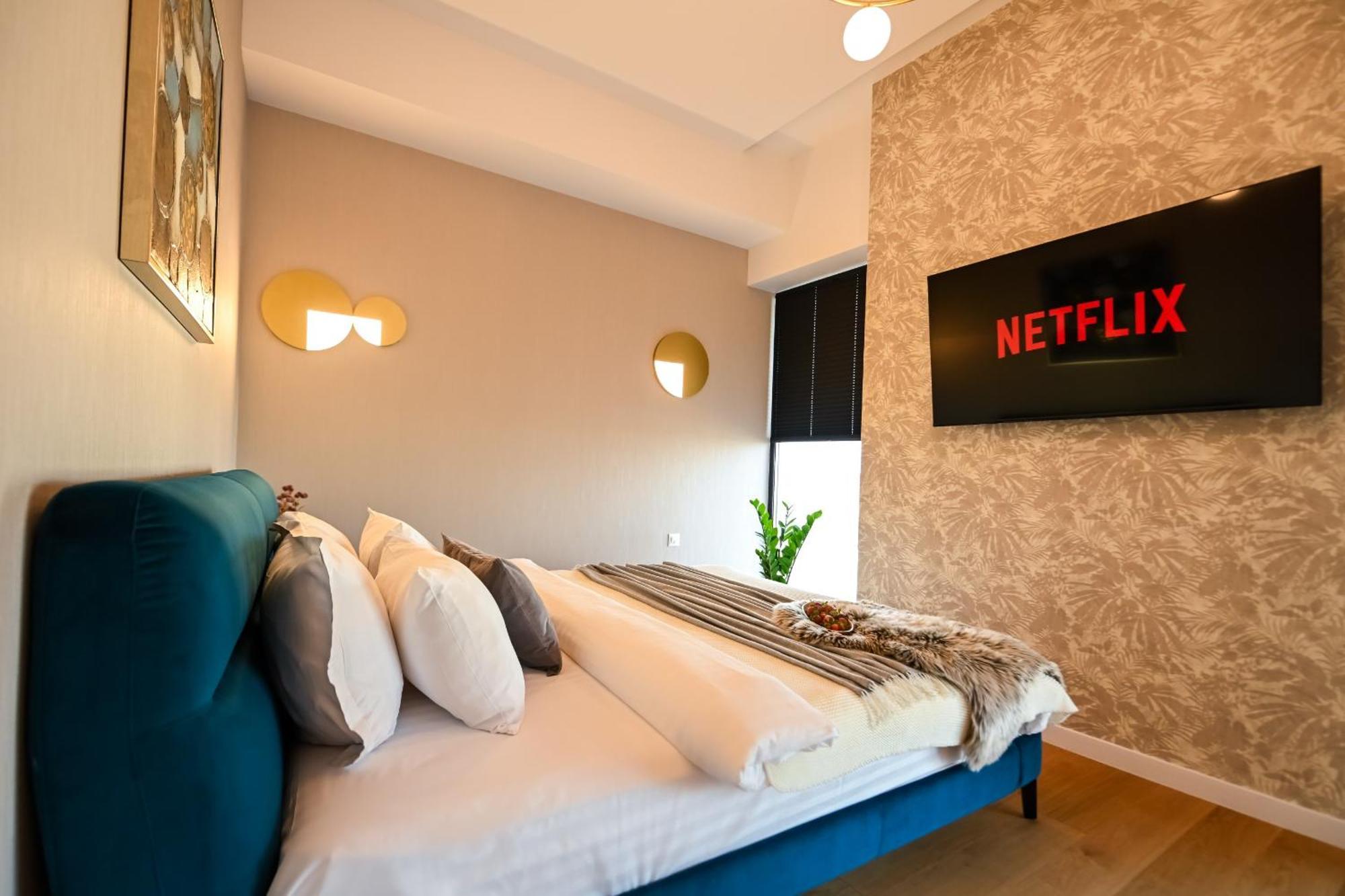 One Verdi Park Exclusive Apartments - Panoramic View & Private Parking 부쿠레슈티 객실 사진