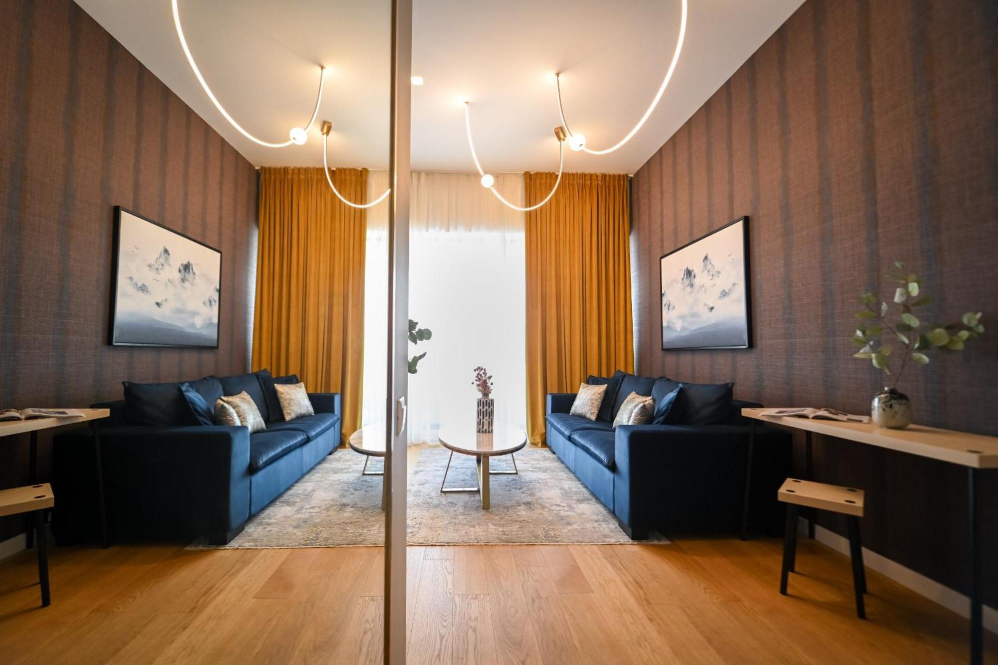 One Verdi Park Exclusive Apartments - Panoramic View & Private Parking 부쿠레슈티 객실 사진